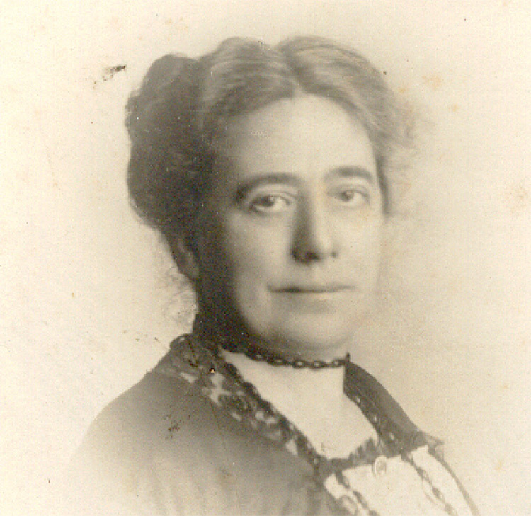 Photograph of Mabel Barltrop, Founder of the Panacea Society. Taken after she formally became known as Octavia, the Divine Daughter of God
