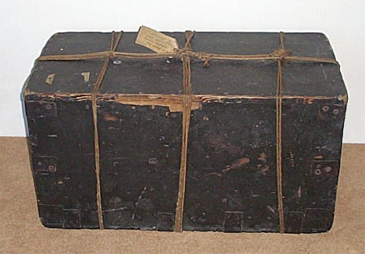 Picture of the original Joanna Southcott’s Box, now in the custody of the Panacea Charitable Trust.